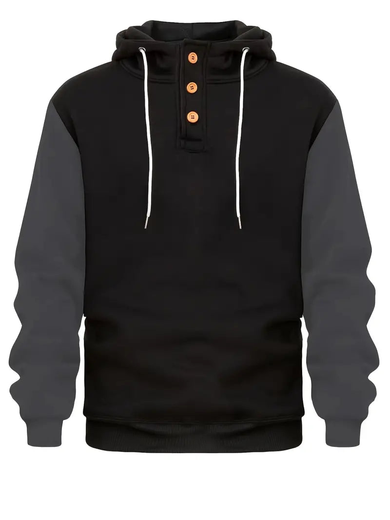 Men's Hoodie Long Sleeve Warm Modern