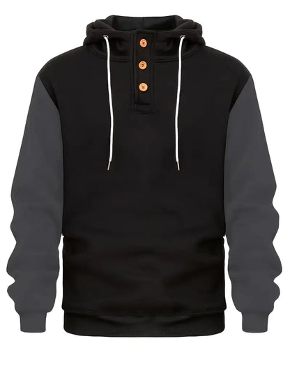 Men's Hoodie Long Sleeve Warm Modern