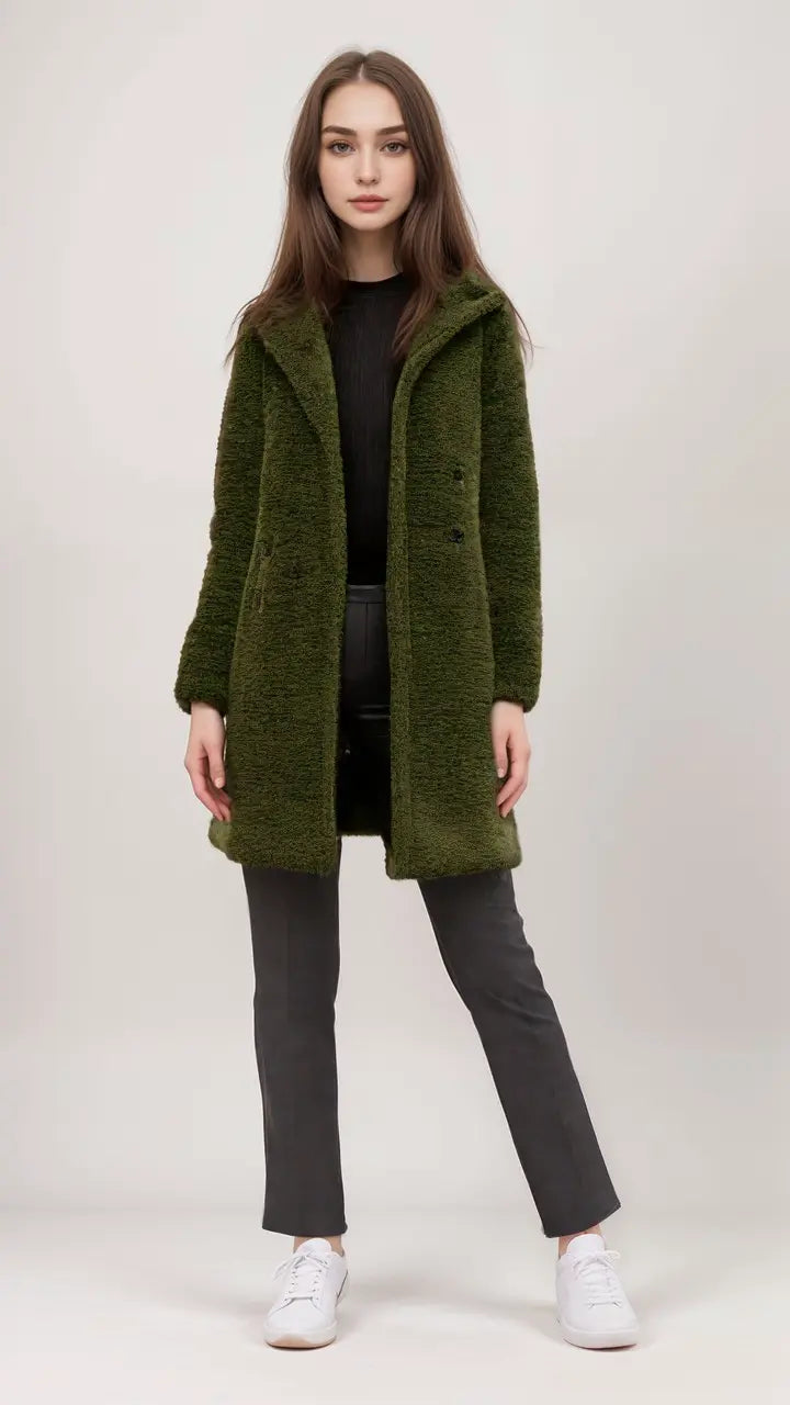 Soft Teddy Jacket Cuddly Warm