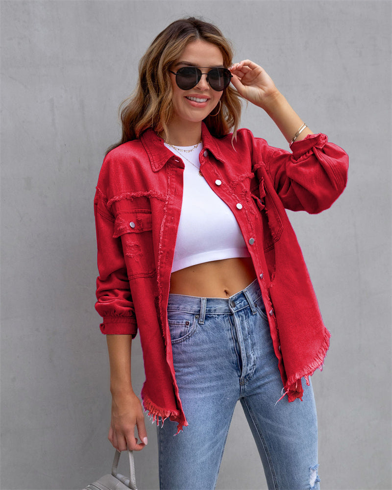 Stylish Denim Jacket Elegant & Casual