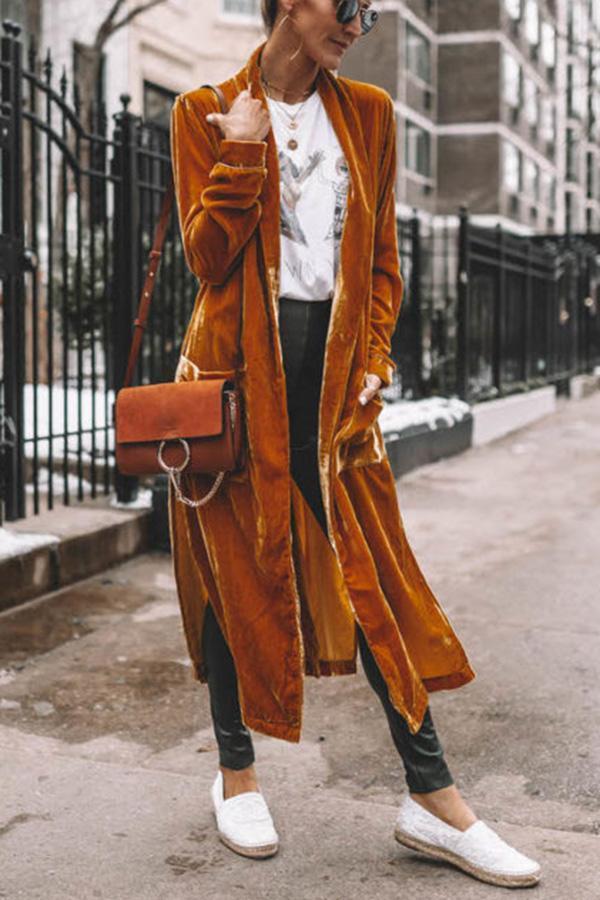 Stylish Women's Suede Kimono Jacket