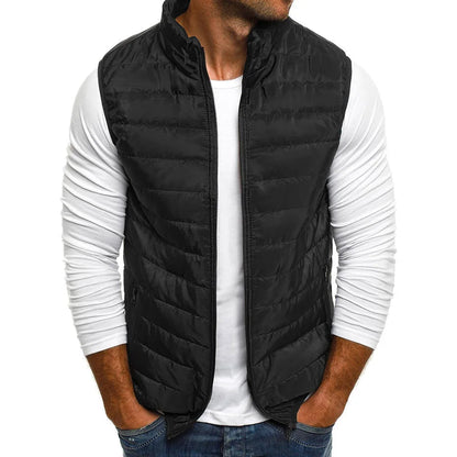 Men's Vest Elegant Quilted Modern
