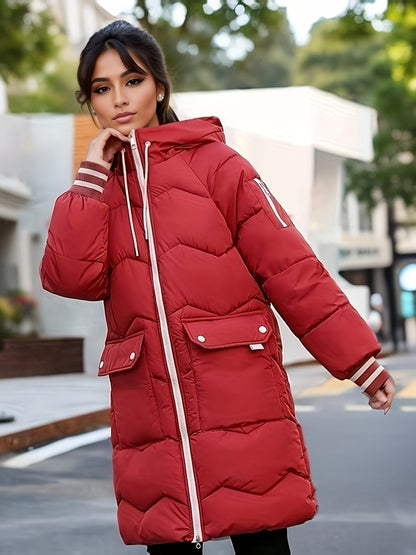 Warm Winter Jacket Women Casual Hood