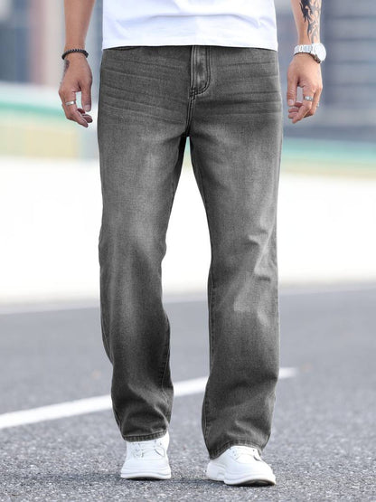 Casual Men's Trousers Street Style