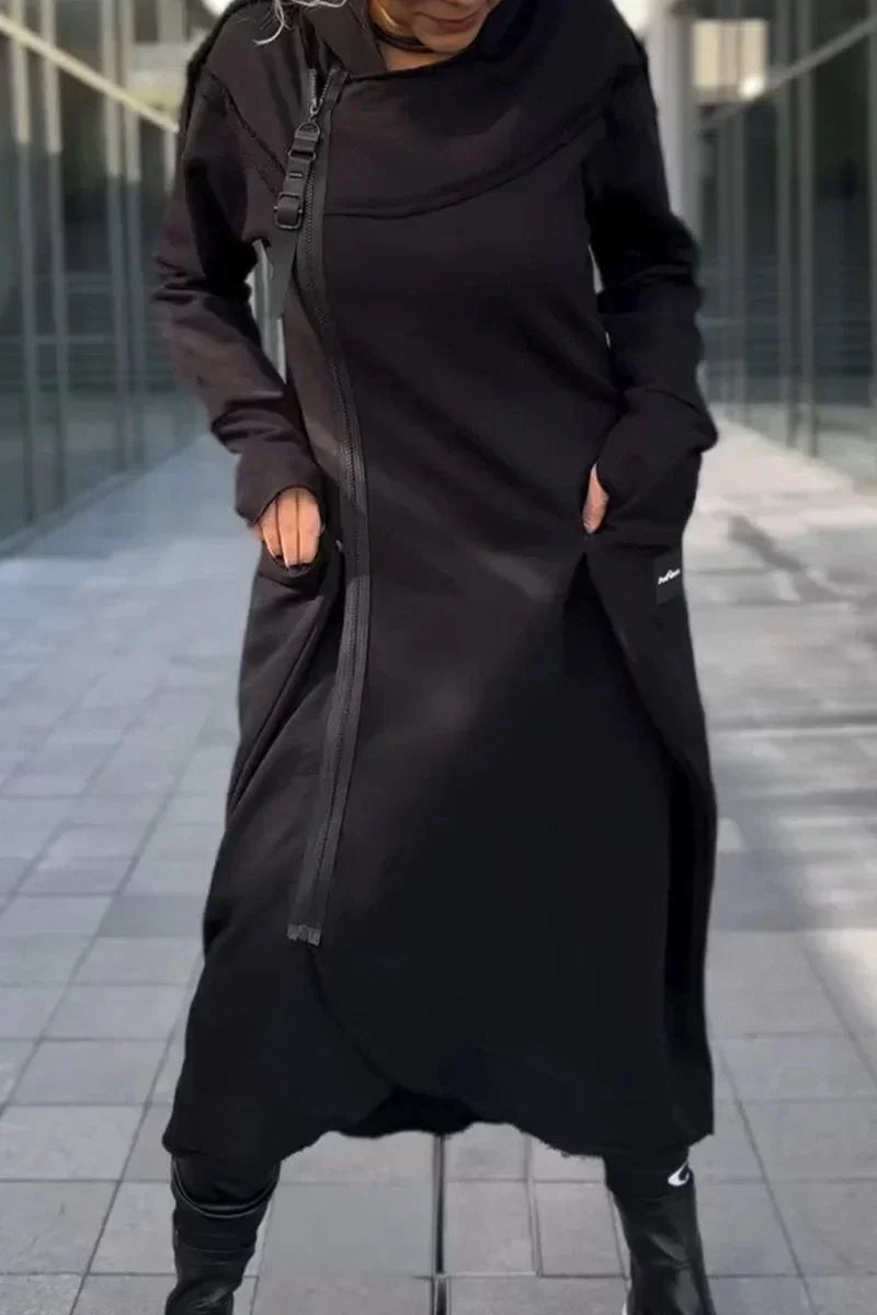 Long Hoodie Dress Modern Style