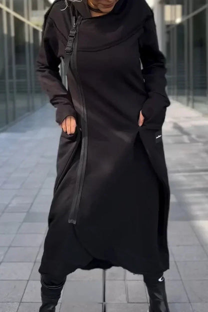 Long Hoodie Dress Modern Style