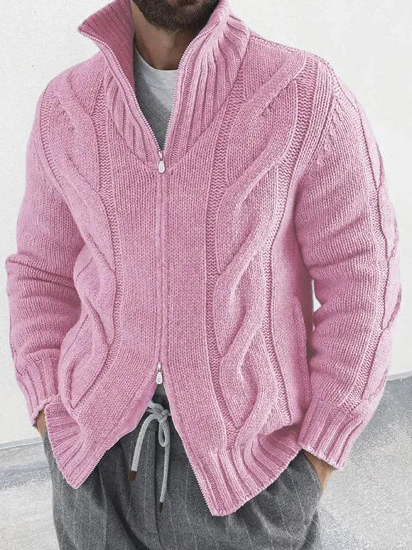 Men's Knitted Roll-Neck Jumper Modern