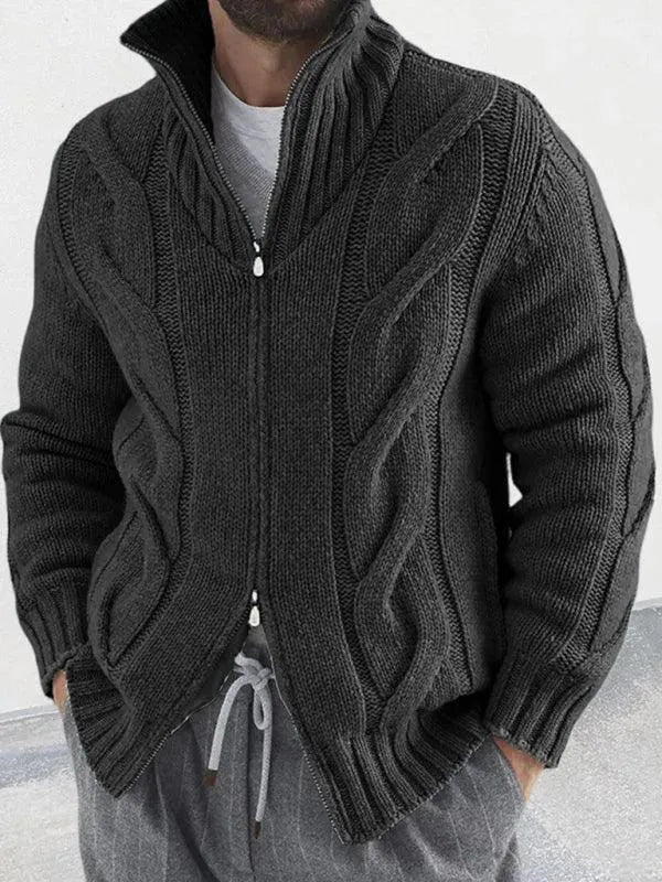 Men's Knitted Roll-Neck Jumper Modern