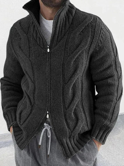 Men's Knitted Roll-Neck Jumper Modern