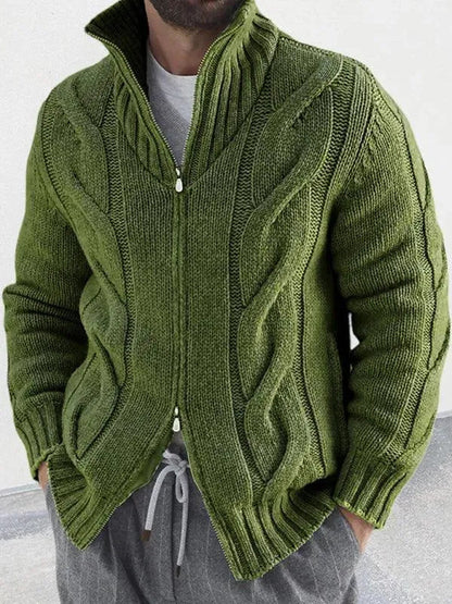 Men's Knitted Roll-Neck Jumper Modern