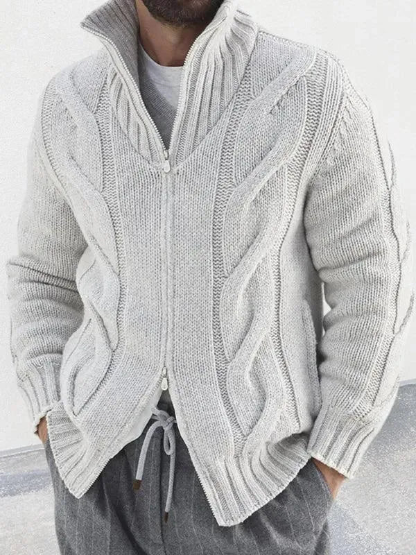 Men's Knitted Roll-Neck Jumper Modern