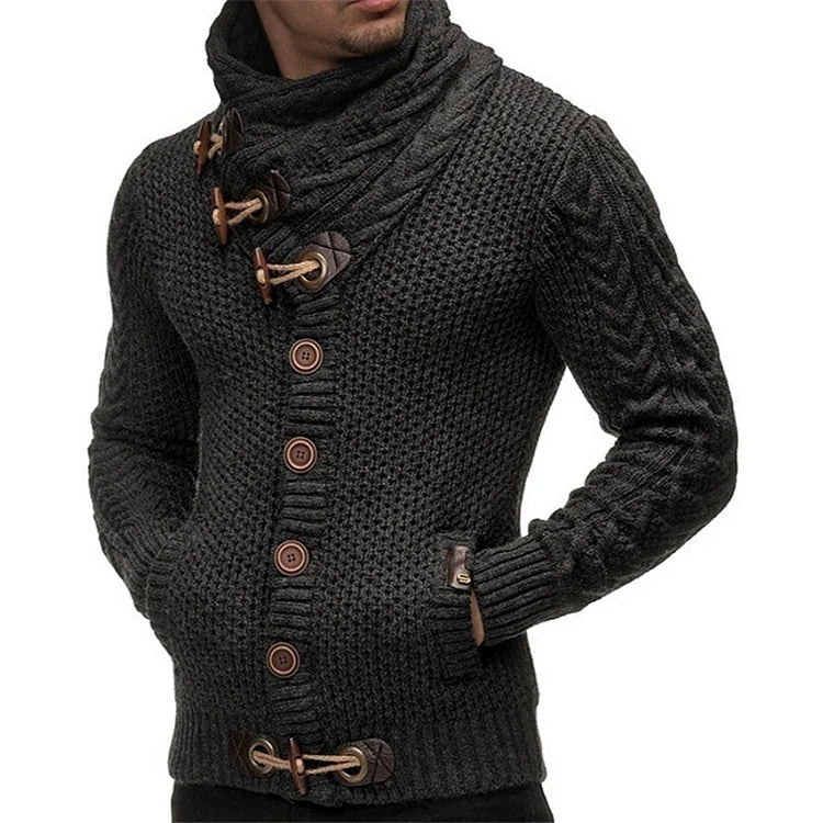 Italian Men's Cotton Sweater Elegance