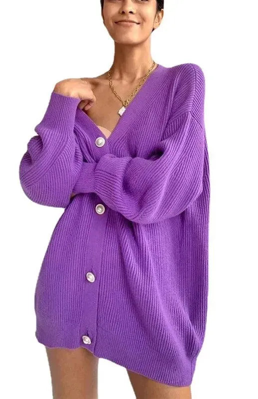 Comfortable Cardigan Casual Women's Sweater