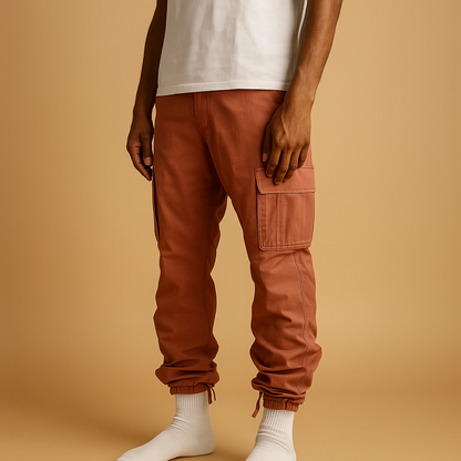 Men's Trousers Straight Fit Functional Pockets