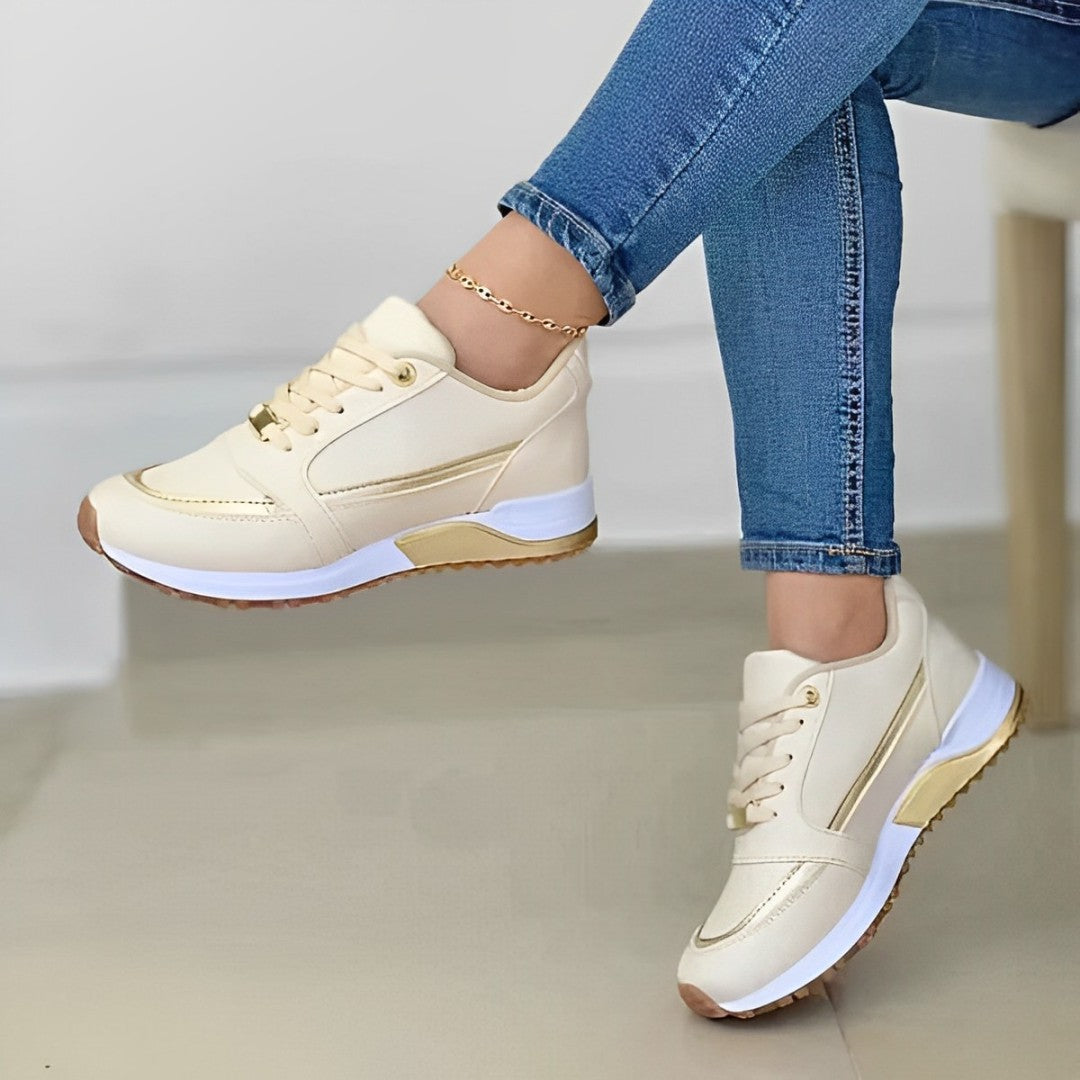 Women's Sneakers Modern Stripe Design