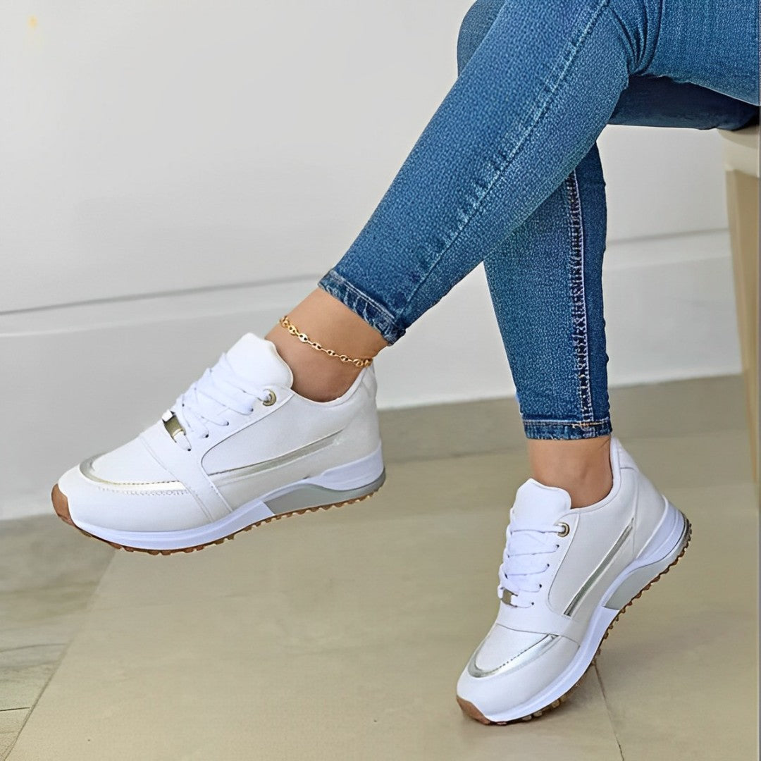 Women's Sneakers Modern Stripe Design