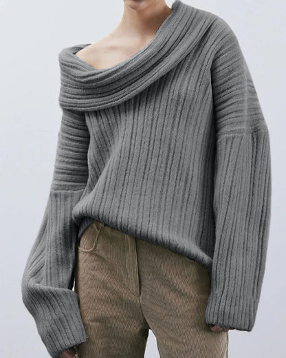 Casual Cardigan Off-the-Shoulder Trendy