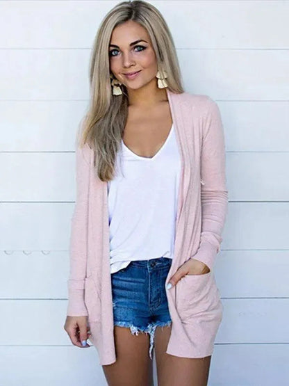 Soft Women's Knitted Cardigan Sweater Modern