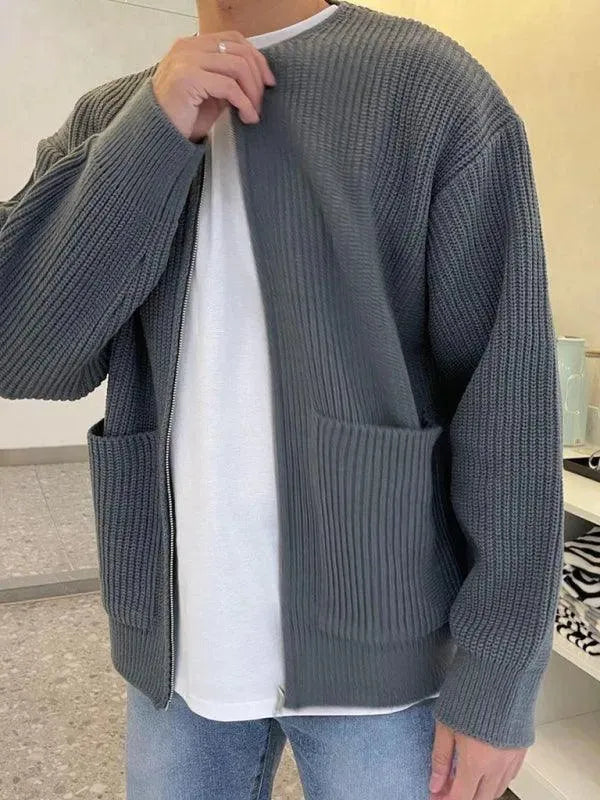 Comfortable Men's Relaxed Style Cardigan