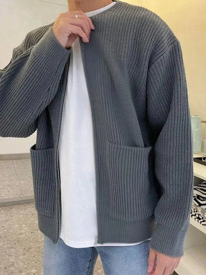 Comfortable Men's Relaxed Style Cardigan