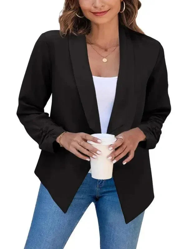 Women's Slim Fit Blazer Modern V-Neck