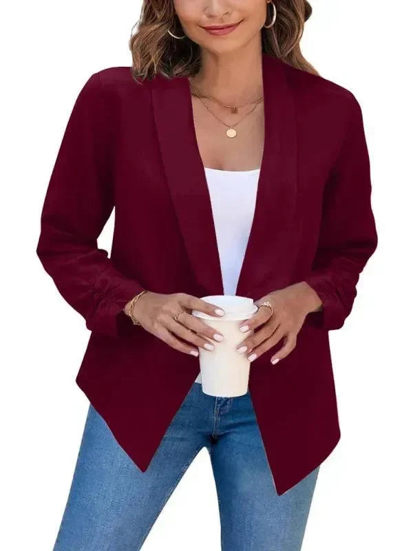 Women's Slim Fit Blazer Modern V-Neck