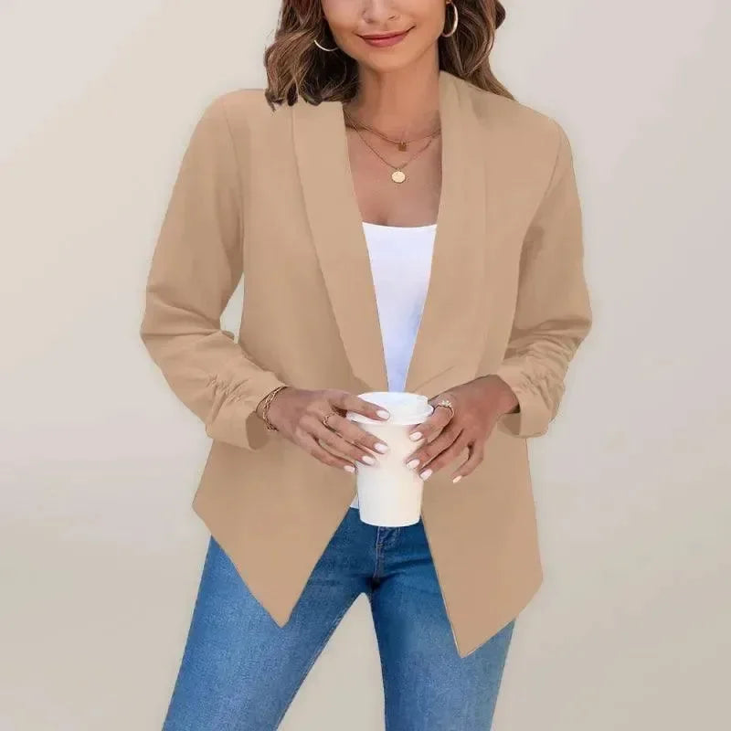 Women's Slim Fit Blazer Modern V-Neck