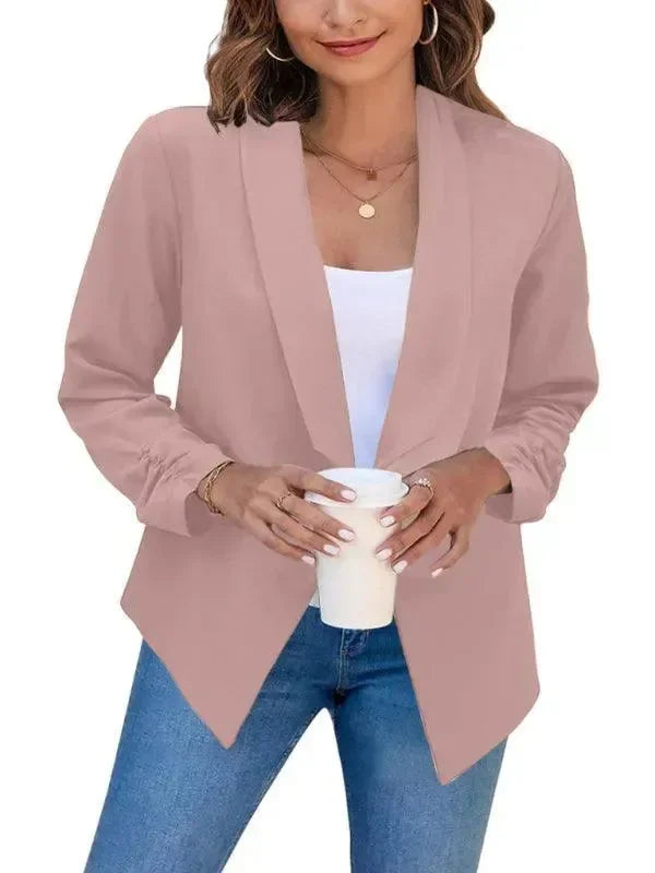 Women's Slim Fit Blazer Modern V-Neck