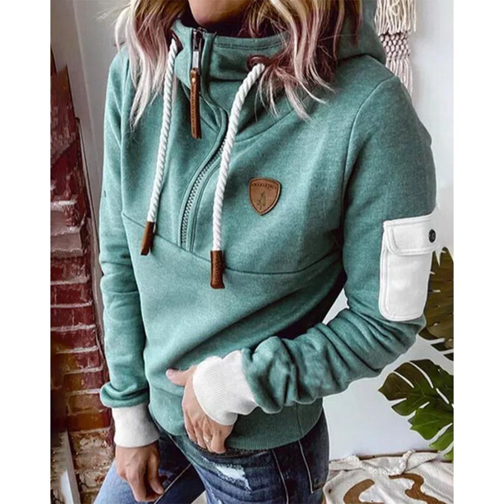Stylish Plain Hoodie Casual Wear