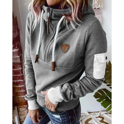 Stylish Plain Hoodie Casual Wear