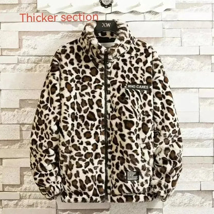 Casual Turtle Fleece Jacket Men Trendy Design