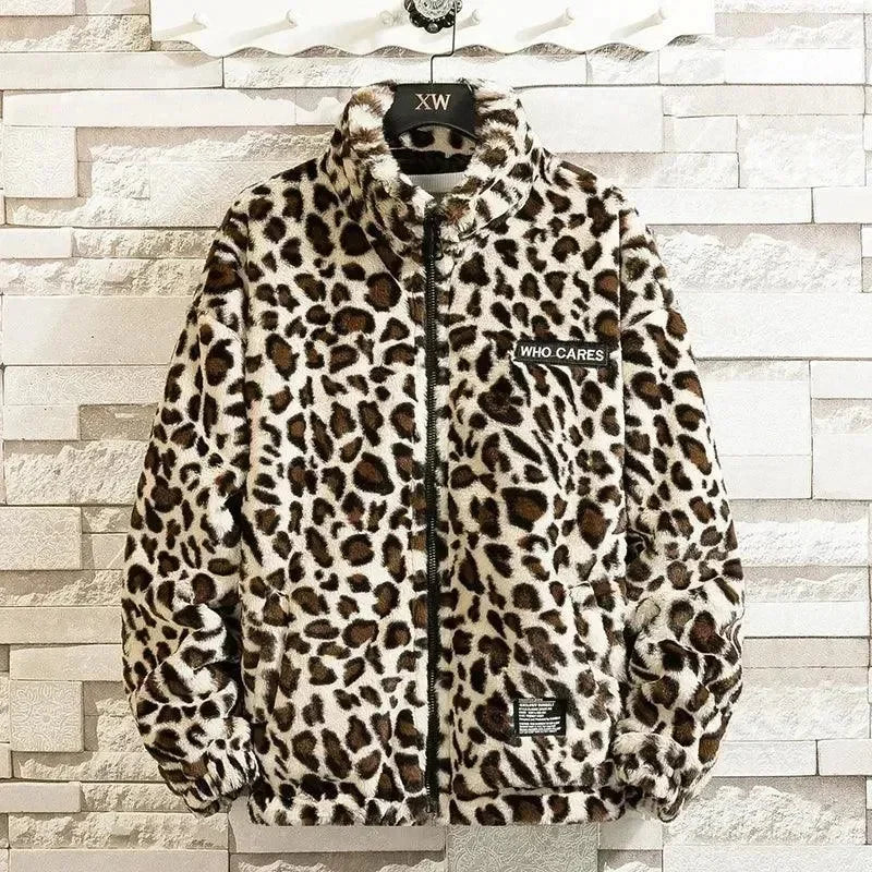 Casual Turtle Fleece Jacket Men Trendy Design