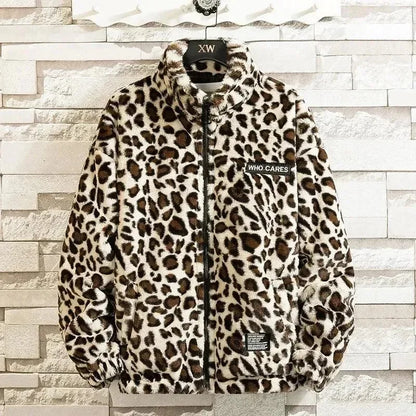 Casual Turtle Fleece Jacket Men Trendy Design
