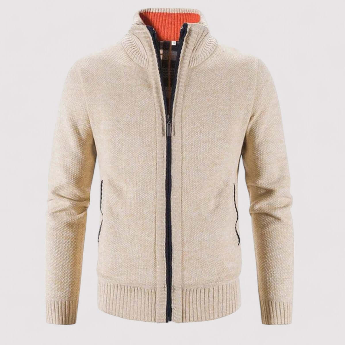Men's Wool Cardigan Warm & Comfortable