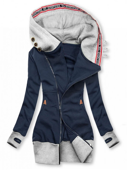 Übergroßes Sweatshirt Langarm Warm - IdealeKleiden