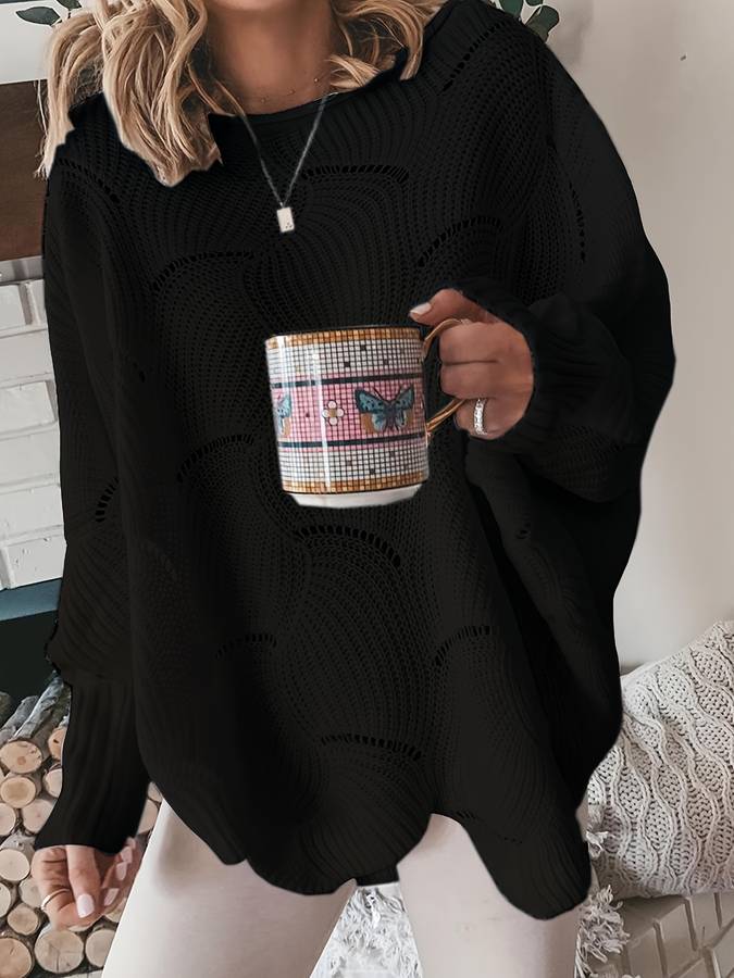 Simple Knitted Pullover Casual Style