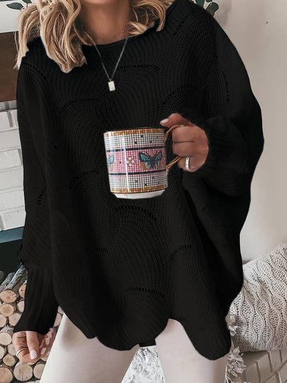 Simple Knitted Pullover Casual Style