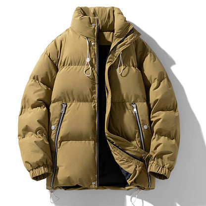 Men's Winter Jacket Cotton Warm Lined Plus Size