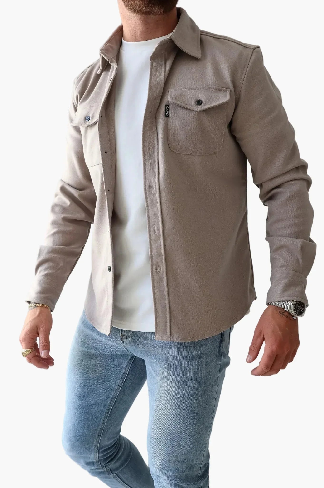 Stylish Overshirt Jacket - Modern Versatile Shirt for Everyday Wear