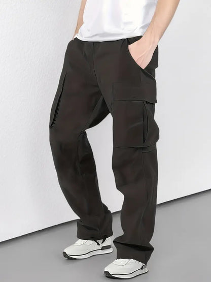 Comfortable Men's Jogging Pants With Elastic Waistband