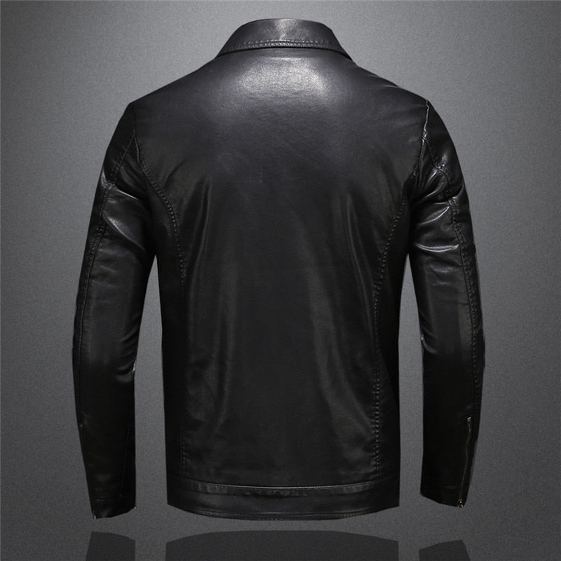 Stilvolle Lederjacke Herren Premium Qualität - IdealeKleiden
