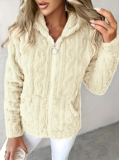 Classic Long Sleeve Hoodie with Zipper