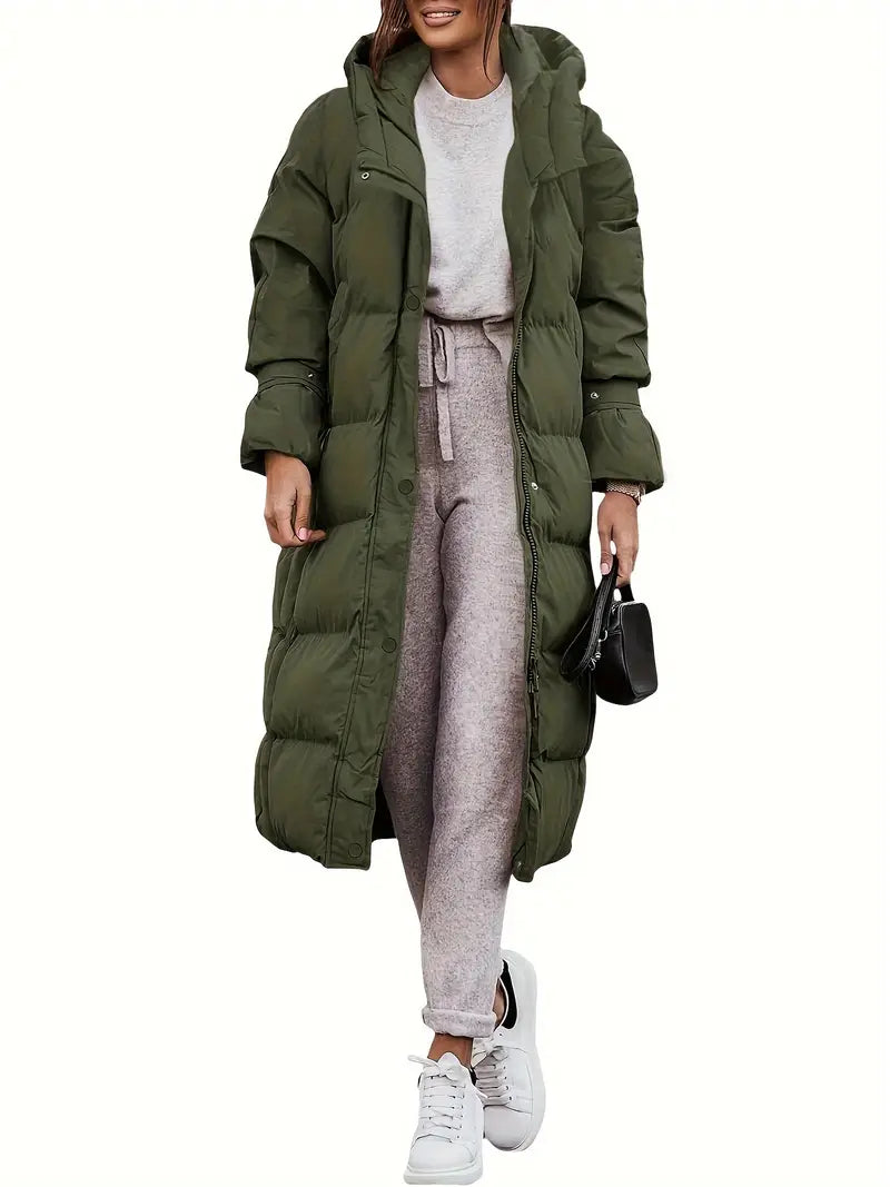 Women's Puffer Jacket Warm Hooded