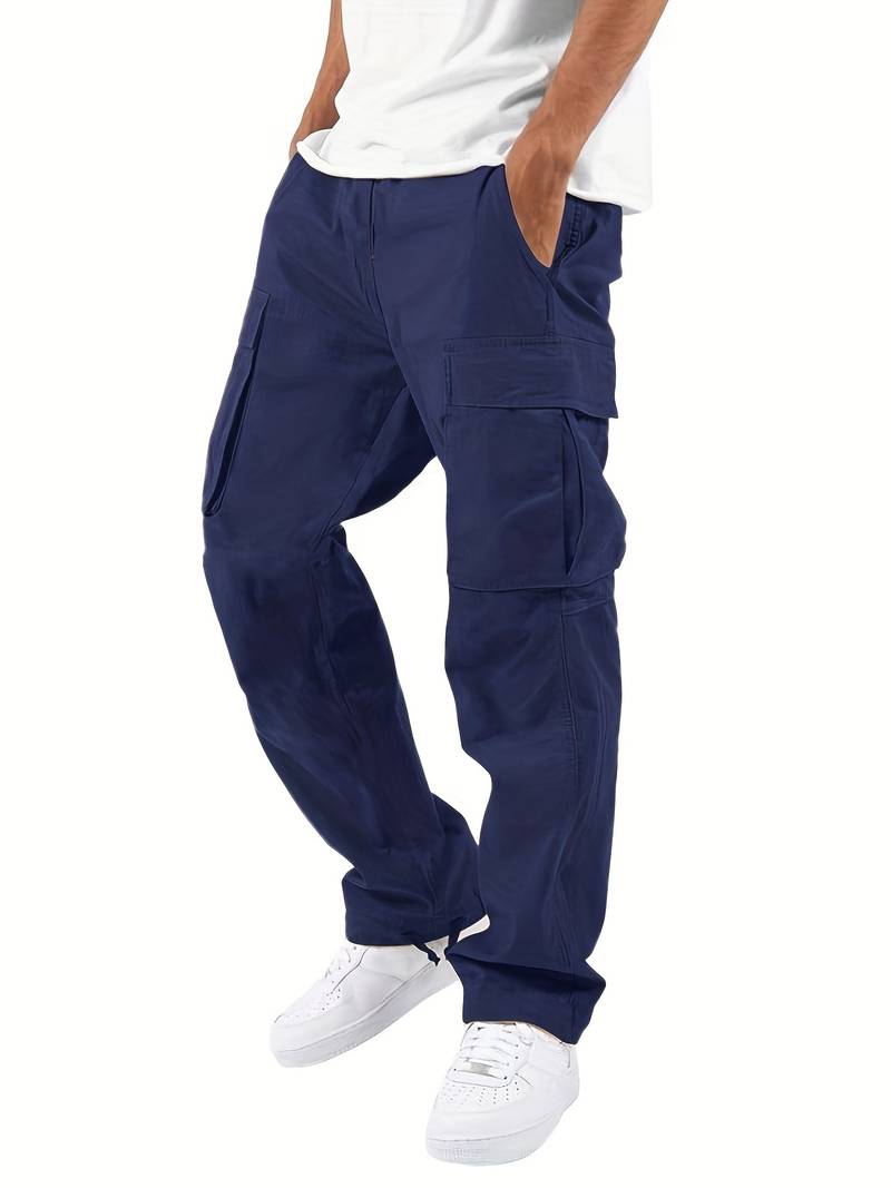 Men's Trousers Cotton Durable Multi-pocket