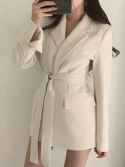 Elegant Women's Mini Blazer Dress