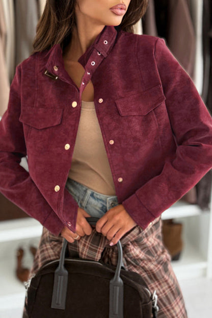 Stylish Long-Sleeve Button-Up Jacket for Women
