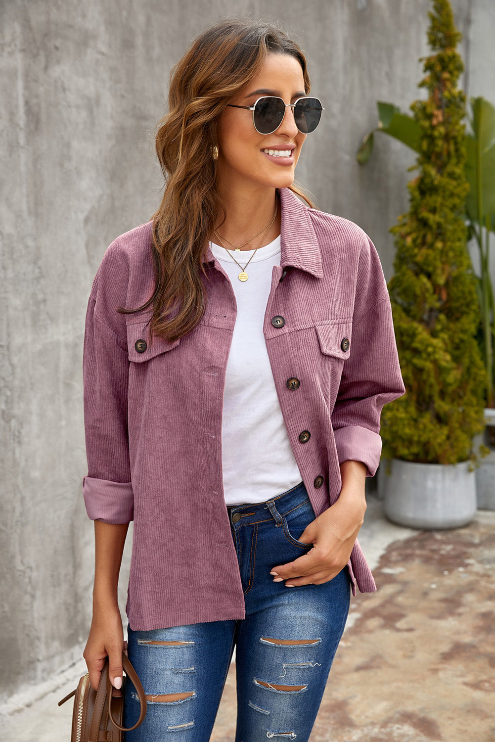 Praktische Outdoorjacke Langarm Cordura Shirt