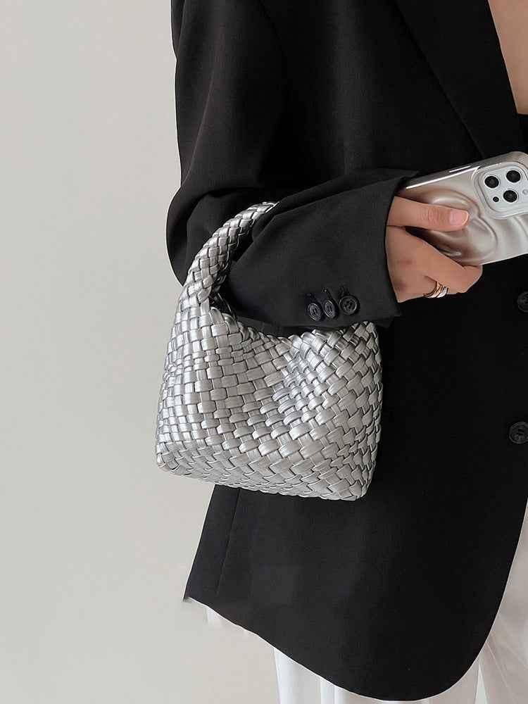 Small Braided Handbag Soft Look