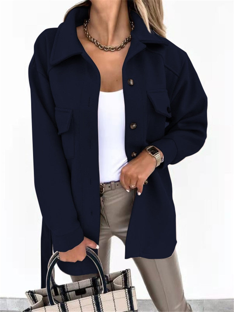 Comfortable Women's Oversized Jacket
