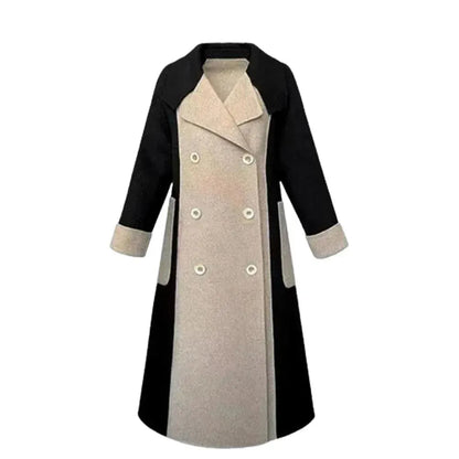 Stylish Women's Trench Coat Wool Blend